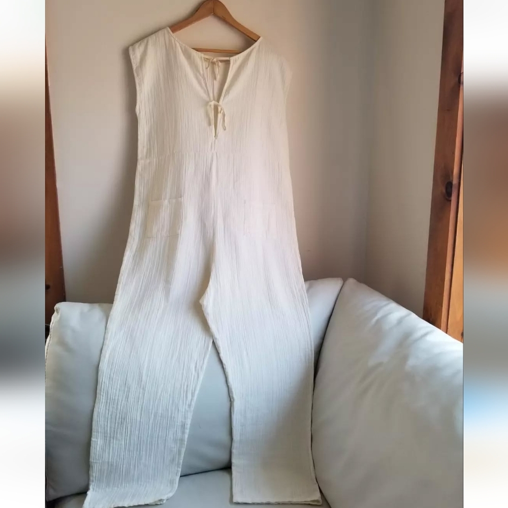Organic Cotton Sota Overall in Milk ~ By LiiLU, New with tags